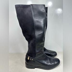 Cole Haan Adler Women's Riding Leather Boots Black 9B